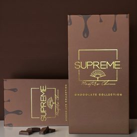   Chocolate Collection – 18 soros Prémium "BARNA" műszempilla kollekció,  M /  5-12 mm mix /  0.07