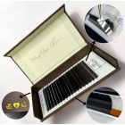 Chocolate Collection – 18 soros Prémium "BARNA" műszempilla kollekció,  M /  5-12 mm mix /  0.07