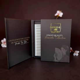   PROMADE COLLECTION - 20 SOROS PRÉMIUM FEKETE MŰSZEMPILLA , CC / 5-12 mm mix / 3D